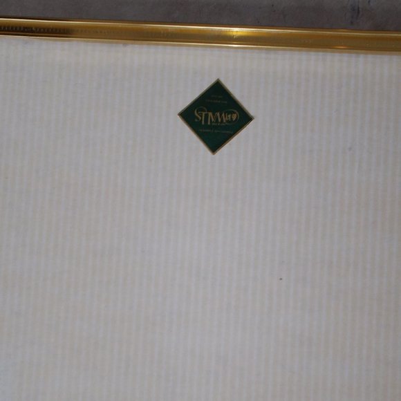 EUC Large Duck print in gold metal frame approximately 24 1/4"x 18 1/4"x1" - Picture 5 of 7